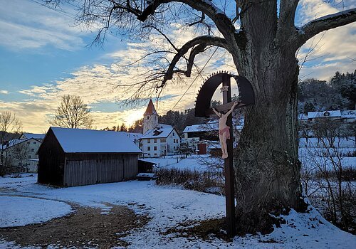 Winterliches Altmühltal