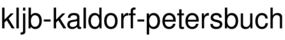 kljb-kaldorf-petersbuch
